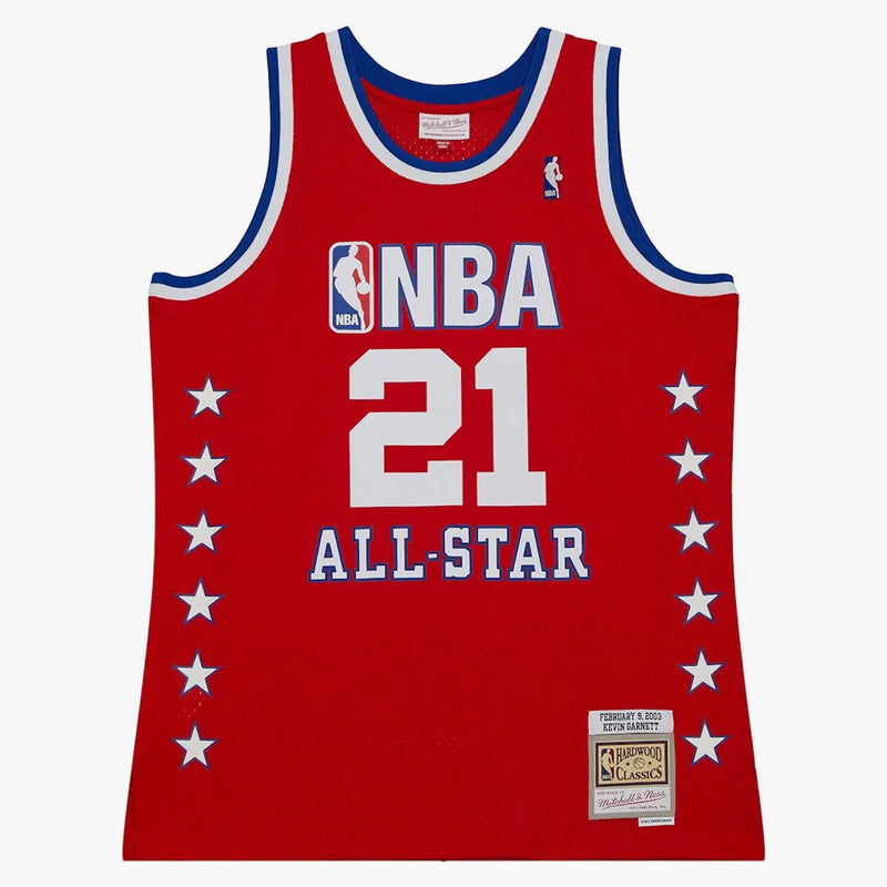 Mitchell & Ness Kevin Garnett All Star West 2003-04 Swingman NBA Jersey Red Red
