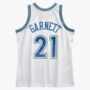 Mitchell & Ness Kevin Garnett Minnesota Timberwolves 1995-96 Swingman Jersey White