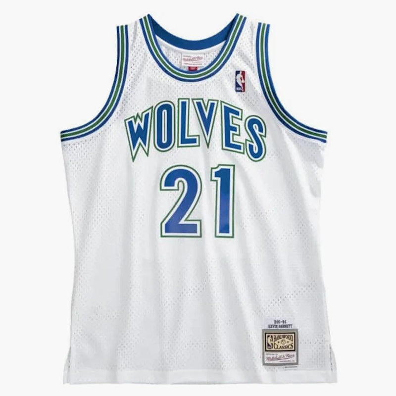 Mitchell i Ness Kevin Garnett Minnesota Timberwolves 1995-96 Swingman Jersey White
