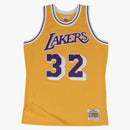 Mitchell & Ness Los Angeles Lakers Home 1984-85 Magic Johnson Swingman Jersey Light Gold