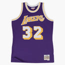 Mitchell & Ness Los Angeles Lakers Road 1984-85 Magic Johnson Swingman Jersey Purple