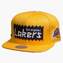 Mitchell & Ness Los Angeles Lakers Sta3 Wool Snapback Cap Gold
