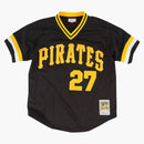 Mitchell & Ness MLB Kids Pittsburgh Pirates Kent Tekulve 1982 Authentic Mesh Bp Jersey Black
