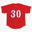 Mitchell & Ness Mesh BP Montreal Expos 1989 Tim Raines Authentic Jersey Scarlet