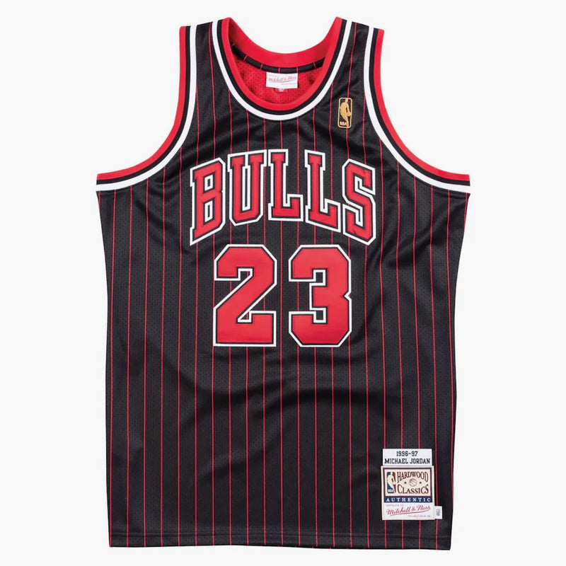 Mitchell & Ness Michael Jordan Chicago Bulls 1996-97 AUTENTICO NA AUTENTICO NBA BLACIO/ROSSO/BIANCO