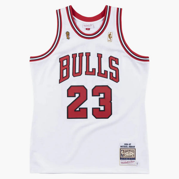 Mitchell & Ness Michael Jordan Chicago Bulls 1996-97 Home Authentic Nba Jersey White/red/black