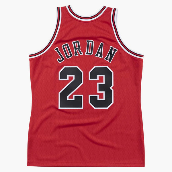 Mitchell & Ness Michael Jordan Chicago Bulls 1996-97 Road Authentic Nba Jersey Red/black/white