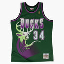 Mitchell & Ness Milwaukee Bucks Alternate 1996-97 Ray Allen Swingman Jersey Dark Green