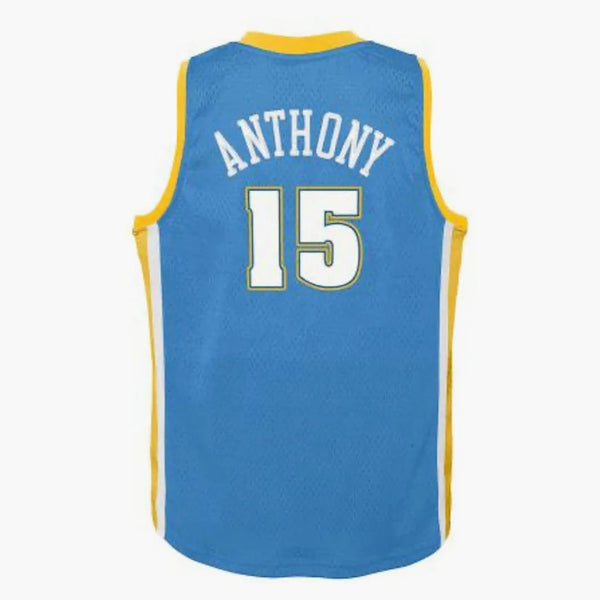 Mitchell & Ness Nba Kids Denver Nuggets Carmelo Anthony 2003-04 Swingman Road Jersey Royal