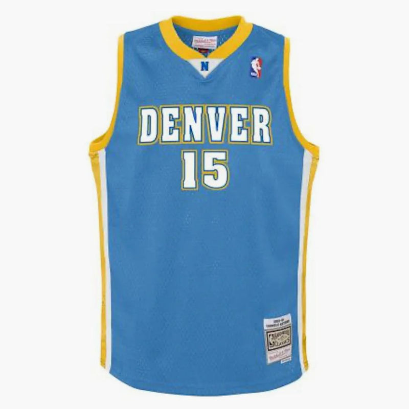 Mitchell & Ness Nba Kids Denver Nuggets Carmelo Anthony 2003-04 Swingman Road Jersey Royal