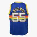 Mitchell & Ness NBA Kids Denver Nuggets Dikembe Mutombo 1991-92 Swingman Road Jersey Royal