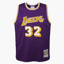Mitchell & Ness NBA Kids Los Angeles Lakers Magic Johnson 1984-85 Swingman Road Jersey Purple