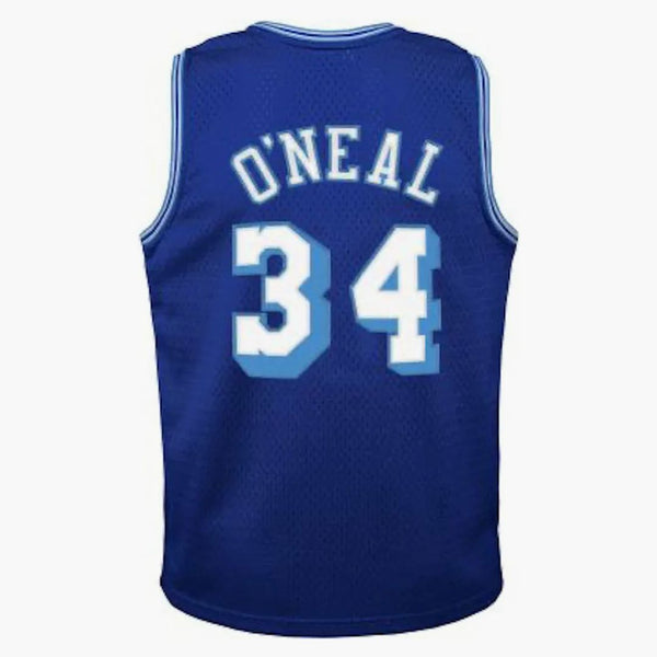 Mitchell & Ness Nba Kids Los Angeles Lakers Shaquille O'neal 1996-97 Swingman Alternate Jersey Blue