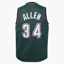 Mitchell & Ness NBA Kids Milwaukee Bucks Ray Allen 1996-97 Swingman Alternate Jersey Green