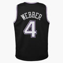 Mitchell & Ness Nba Kids Sacramento Kings Chris Webber 2000-01 Swingman Road Jersey Black
