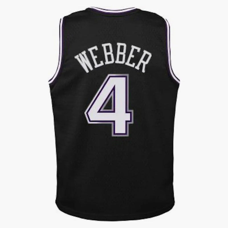Mitchell & Ness NBA Kids Sacramento Kings Chris Webber 2000-01 Swingman Road Jersey Black