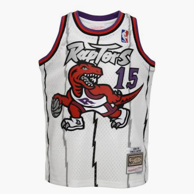 Mitchell & Ness Nba Kids Toronto Raptors Vince Carter 1998-99 Swingman Home Jersey White