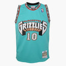 Mitchell & Ness NBA Kids Vancouver Grizzlies Mike Bibby 1998-99 Swingman Road Jersey Teal
