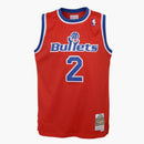 Mitchell y Ness NBA Niños Washington Bullets Chris Webber 1994-95 Swingman Road Jersey Red
