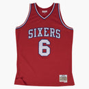 Mitchell & Ness Philadelphia 76ers 1982-83 Julius Erving Swingman Jersey Scarlet