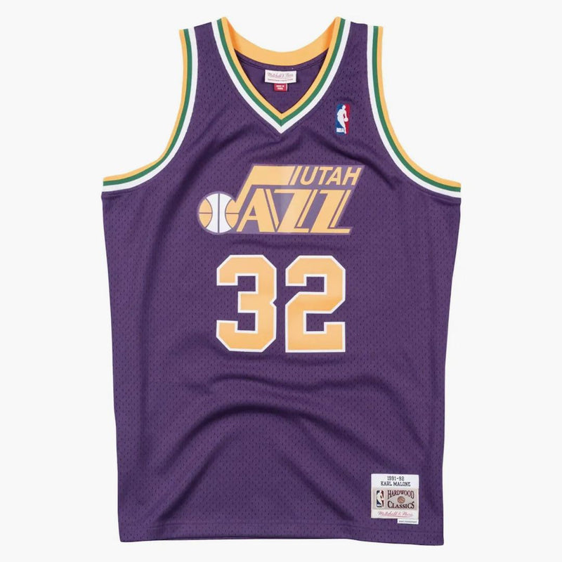 Mitchell & Ness Utah Jazz 1991-92 Karl Malone Swingman Jersey Purple