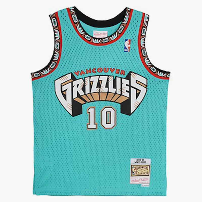 Mitchell & Ness Vancouver Grizzlies Road 1998-99 Mike Bibby Swingman Jersey Teal