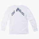 Mitchell & Ness x Schoolboy Q x Los Angeles Lakers Camiseta de manga larga blanca