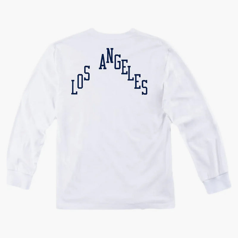 Mitchell & Ness X Schoolboy Q x Los Angeles Lakers Long Sleeve T-Shirt White