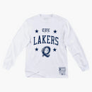 Mitchell & Ness x Schoolboy Q x Los Angeles Lakers Camiseta de manga larga blanca