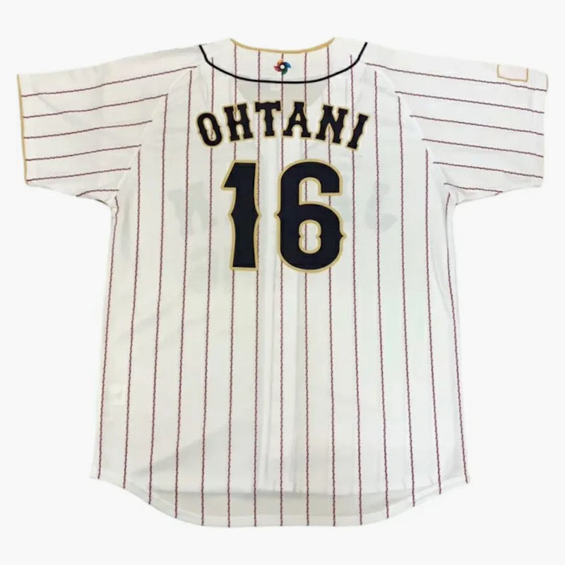 Mizuno Samurai Japan Wbc 2023 Ohtani Shohei 16 Replica Jersey White
