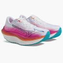 Mizuno Wave Rebellion Pro White Silver (women's)