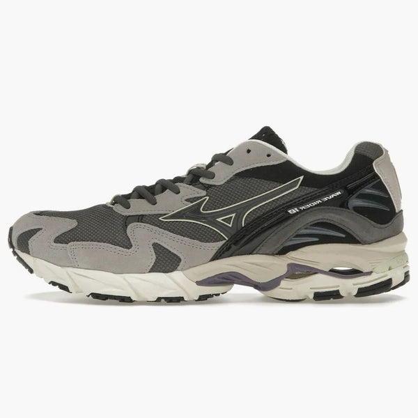 Mizuno Wave Rider 10 Dark Grey Lime Yellow