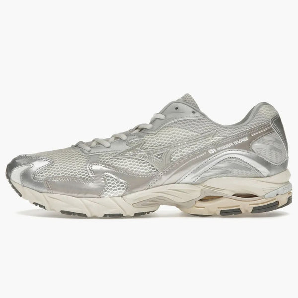 Mizuno Wave Rider 10 Metallic Snow White