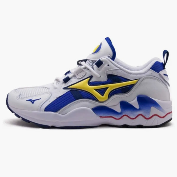 Mizuno Wave Rider White Blue Yellow