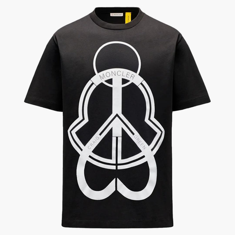 Moncler 5 Craig Green Logo Graphic Printed T-shirt Black