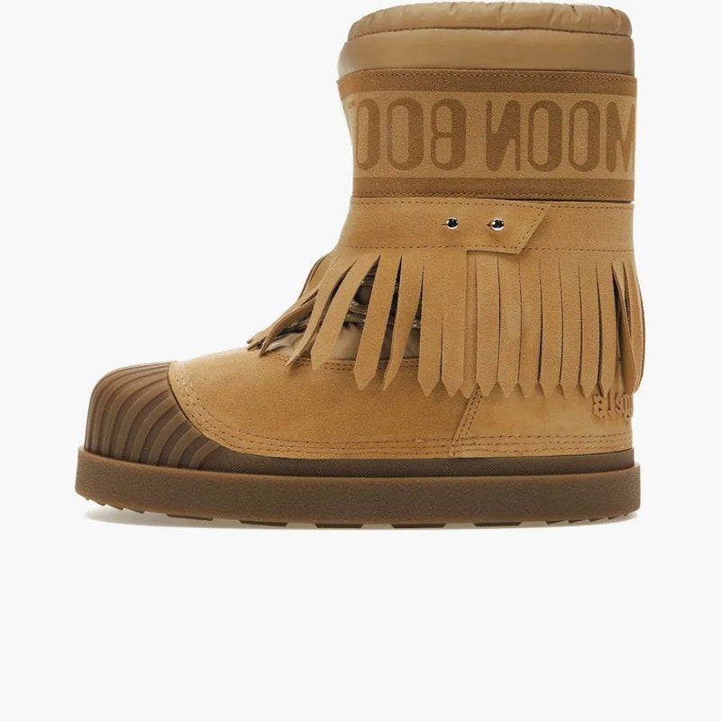 Stivali da neve di Moncler Adhara x Palm Angels beige