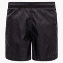 Moncler Allover Logo Swimshort Black