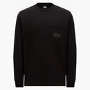 Moncler Batman Motif Long Sleeve T-shirt Black