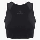 Moncler Black Logo Sports Bra Black