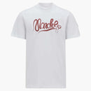 Moncler Calligraphy Logo Cotton T-Shirt White
