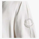 Moncler Crystal incrustada camiseta blanca