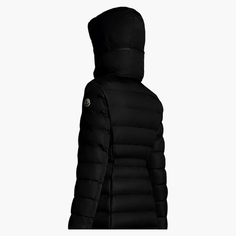 Moncler Women's Flammette Long Down Jacket Black