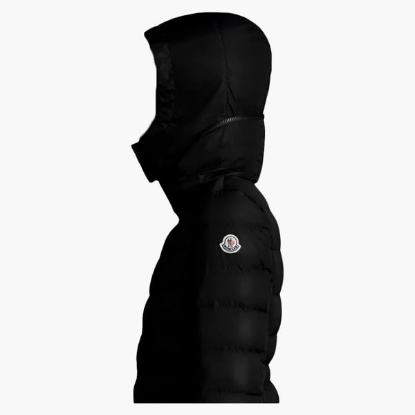 Moncler Damska Flammette Long Down Kurtka Czarna