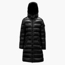 Moncler Girl's Moka Long Down Kid's Jacket Black