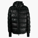 Moncler Grenoble All Logo Down Jacket Negro