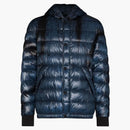 Moncler Grenoble Blue Charlos polstrovaná bunda námořnictva