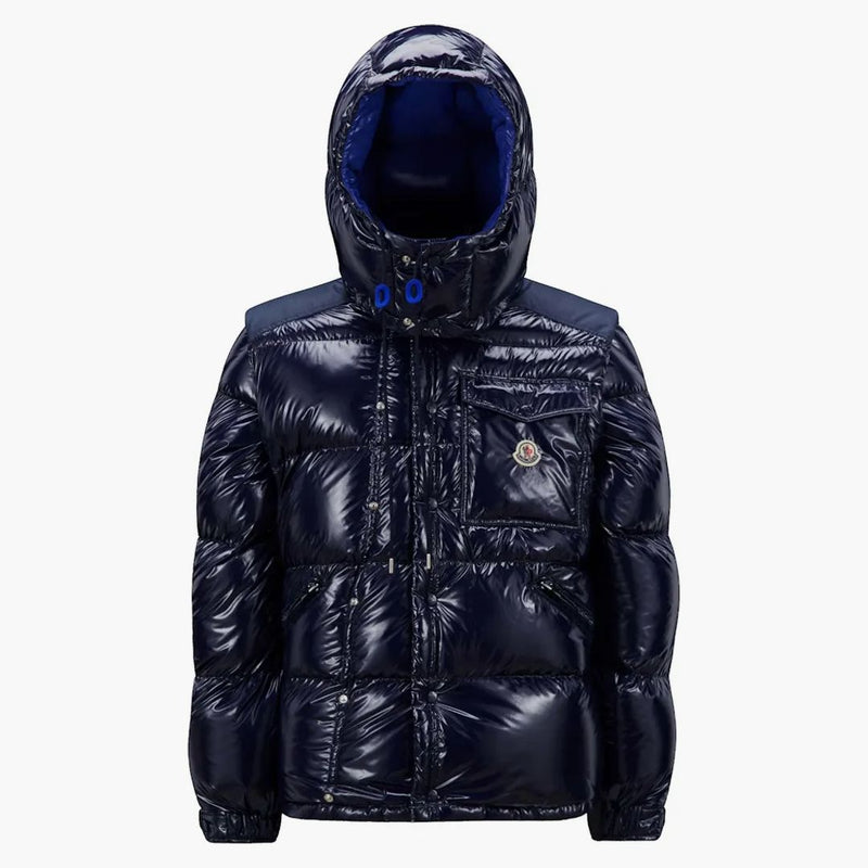 Moncler Karakorum Ripstop Short Down Jacket Blue (I209111149596077A9)