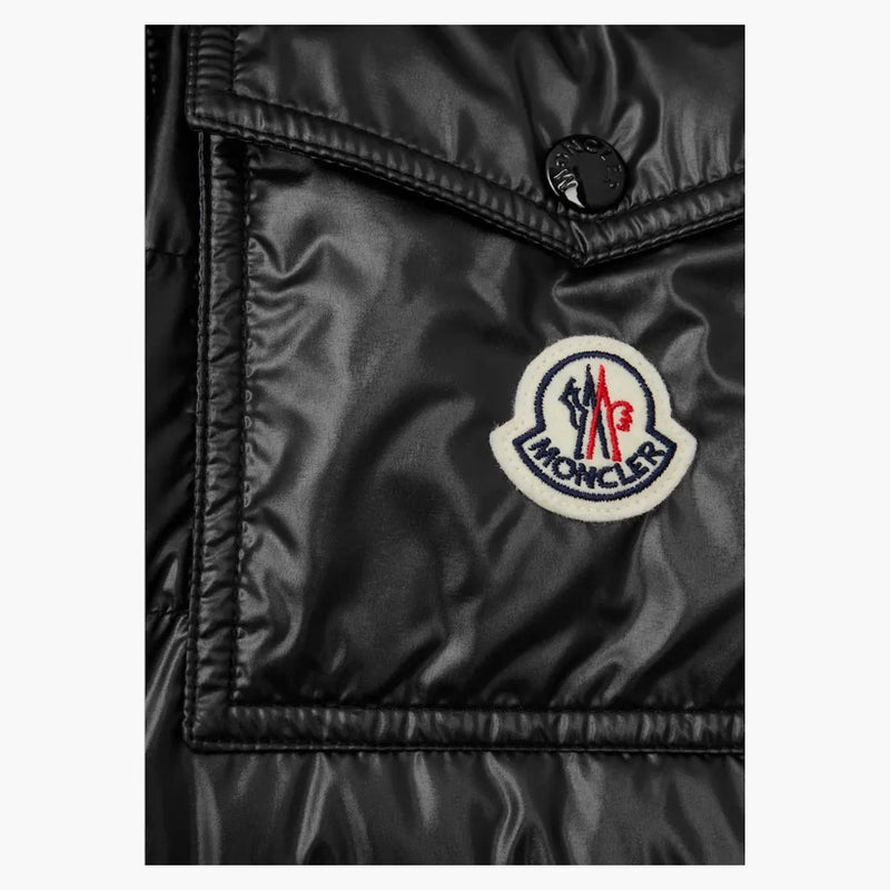Moncler Lauros Short Down Jacket Black
