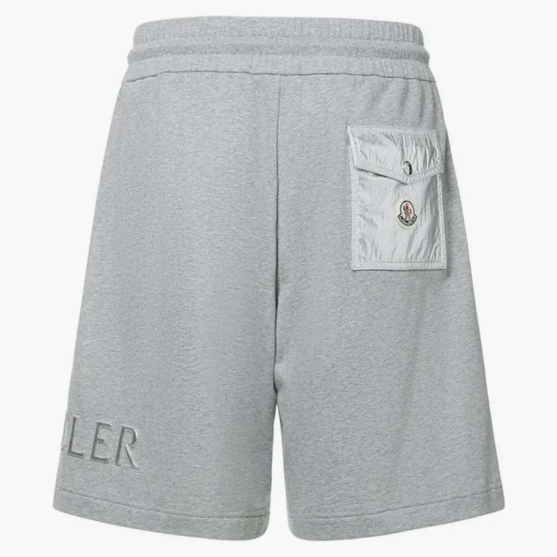 Logo Moncler Havoeded Dripstring Shorts Grey