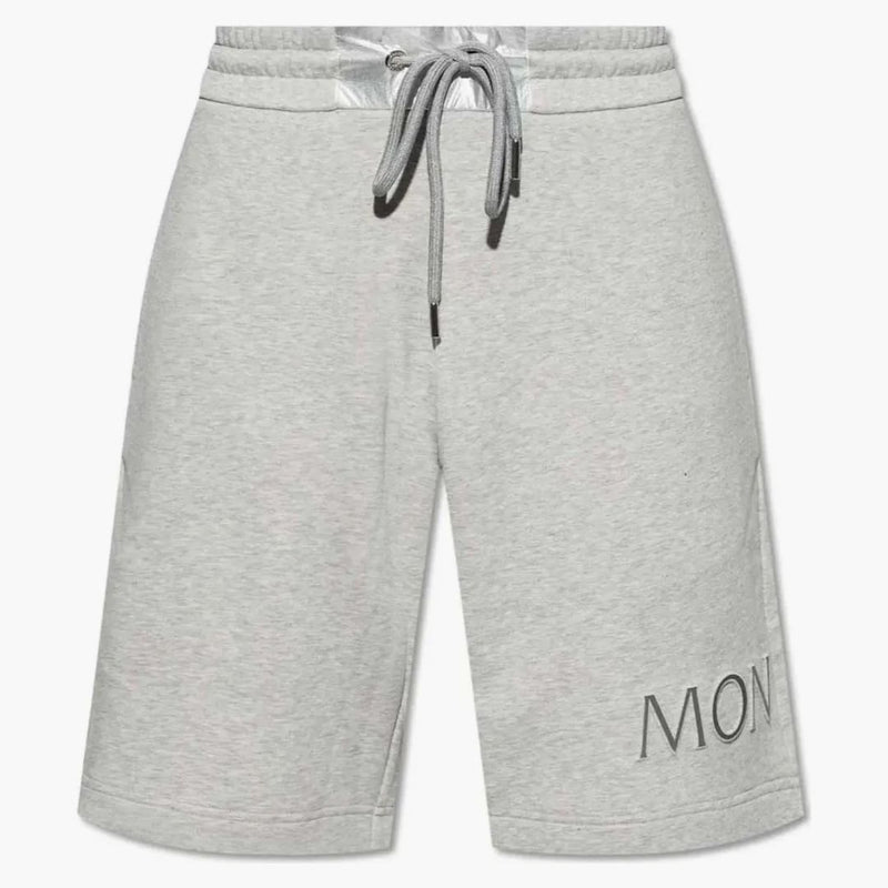 Logo Moncler Havoeded Dripstring Shorts Grey